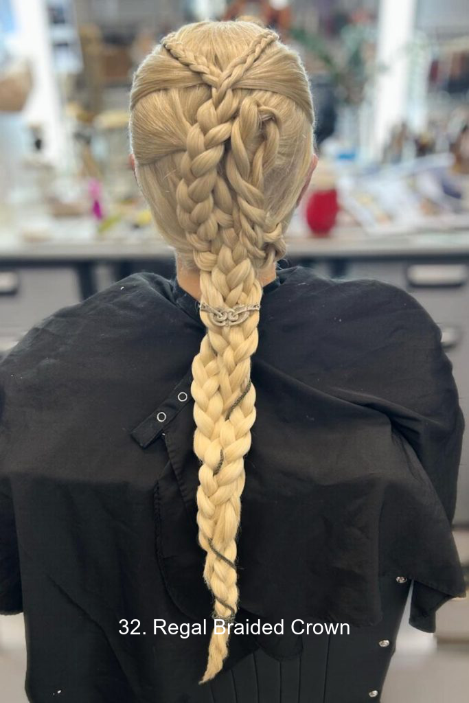 32. Regal Braided Crown