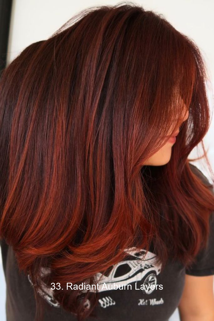 33. Radiant Auburn Layers