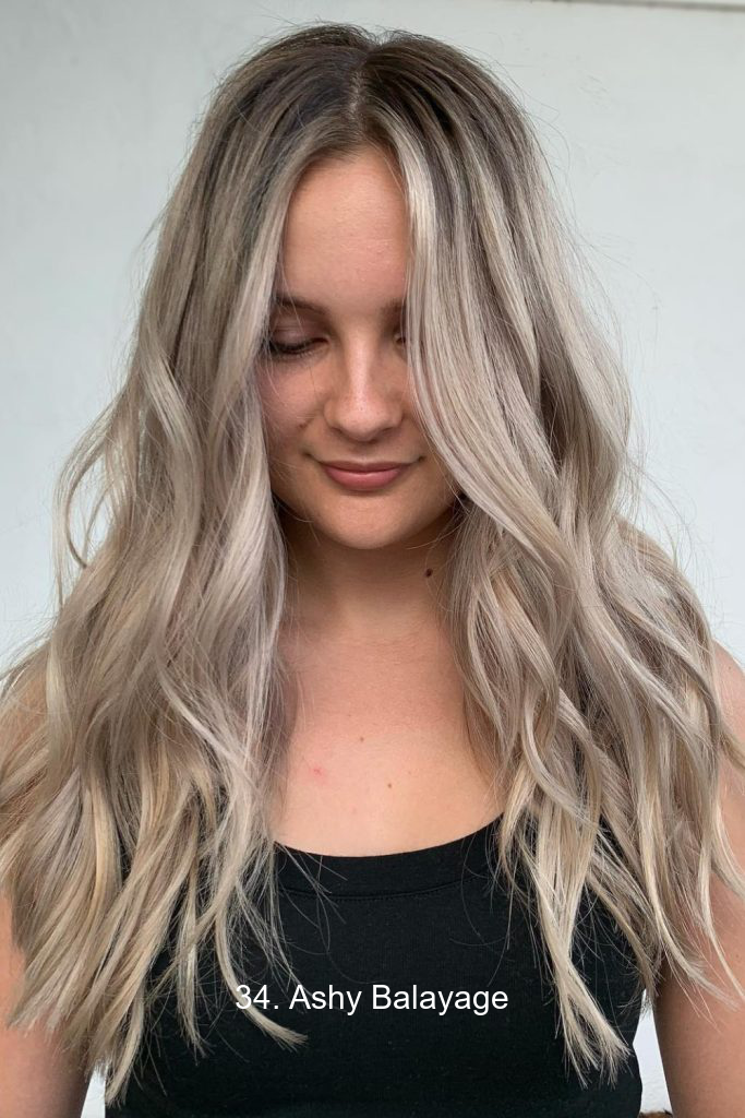 34. Ashy Balayage