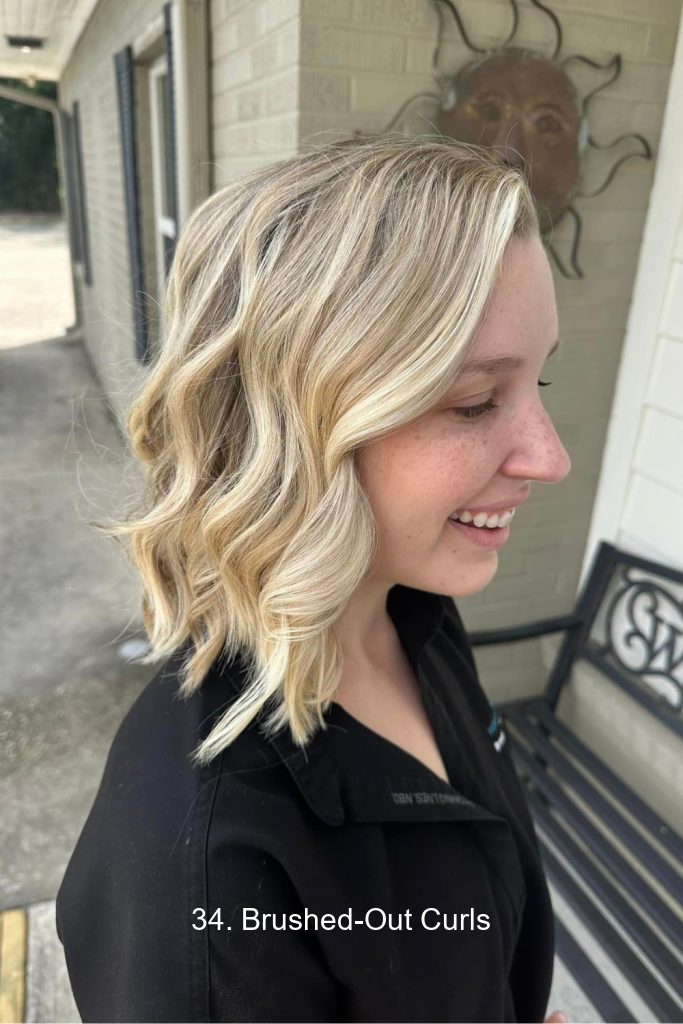 34. Brushed-Out Curls