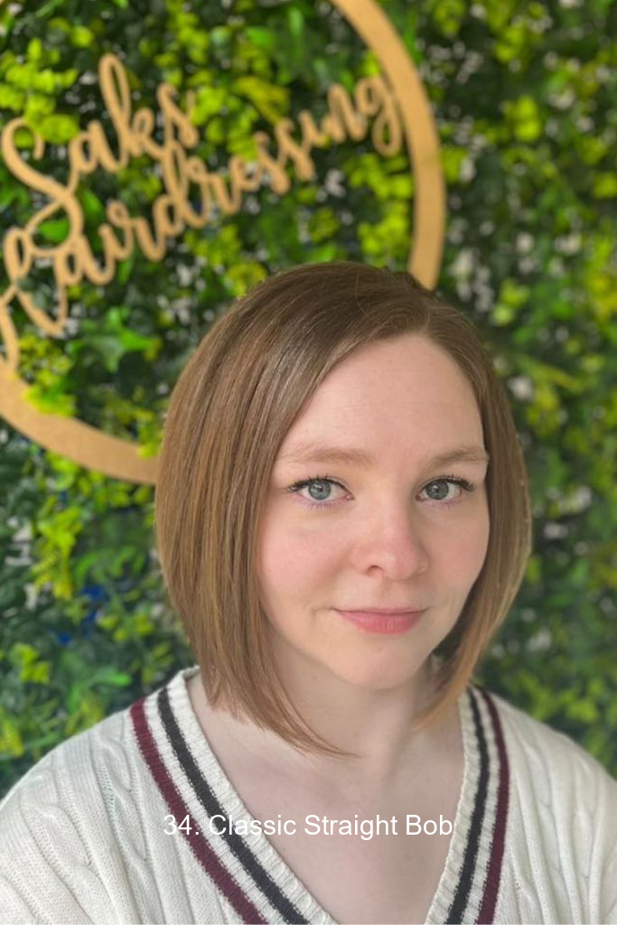 34. Classic Straight Bob