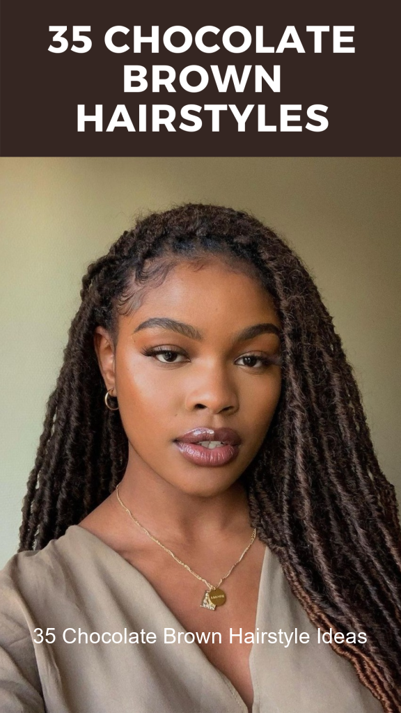 35 Chocolate Brown Hairstyle Ideas