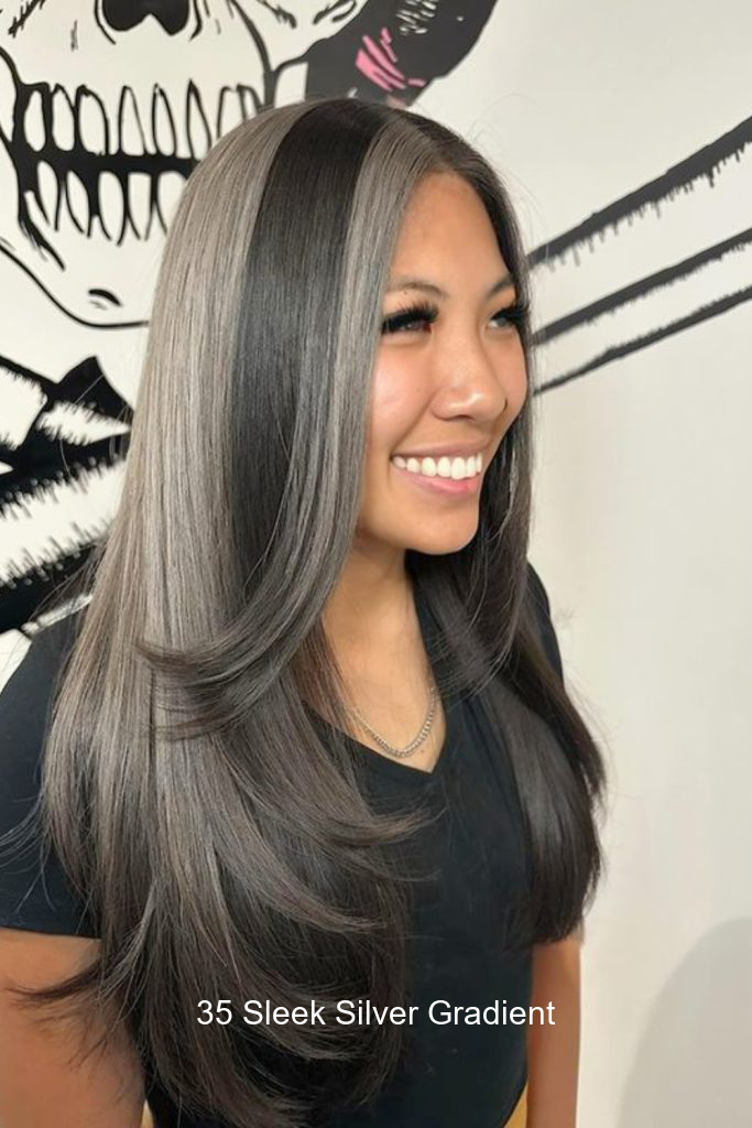 35 Sleek Silver Gradient