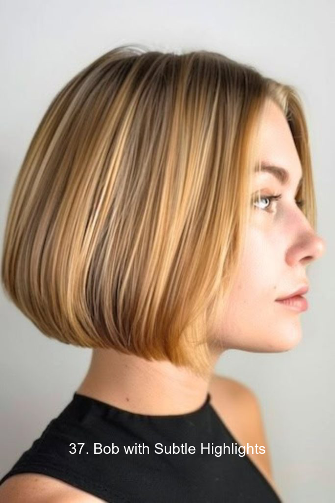 37. Bob with Subtle Highlights