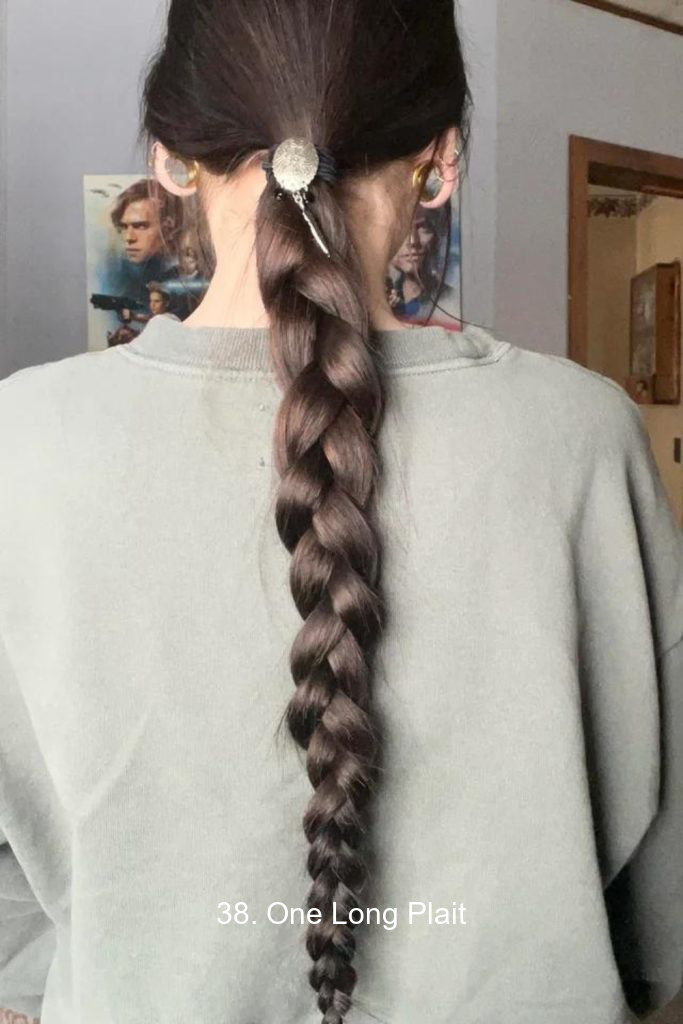 38. One Long Plait