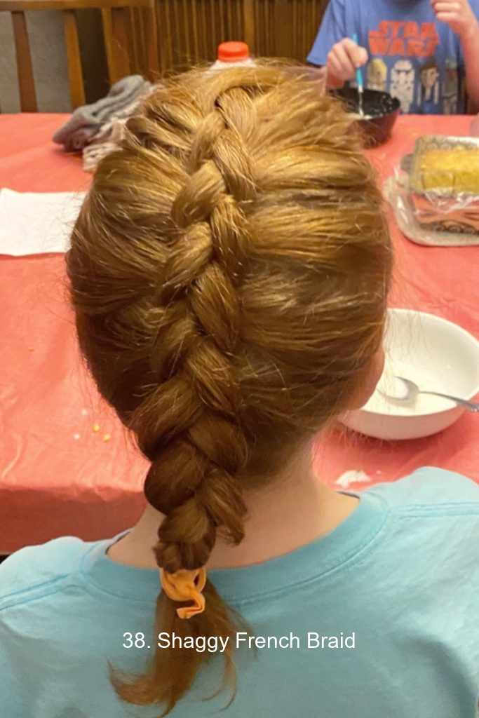 38. Shaggy French Braid