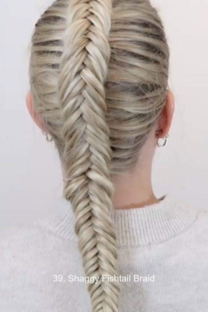 39. Shaggy Fishtail Braid