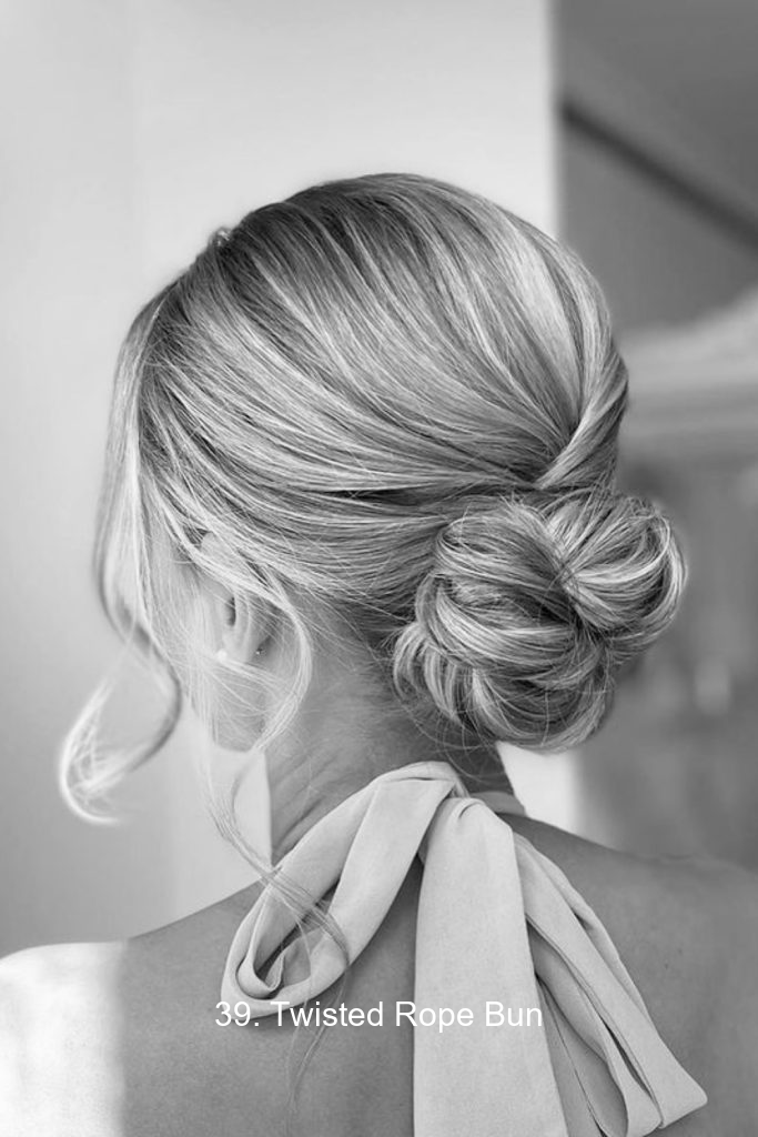 39. Twisted Rope Bun