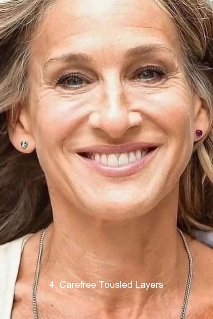 4. Carefree Tousled Layers