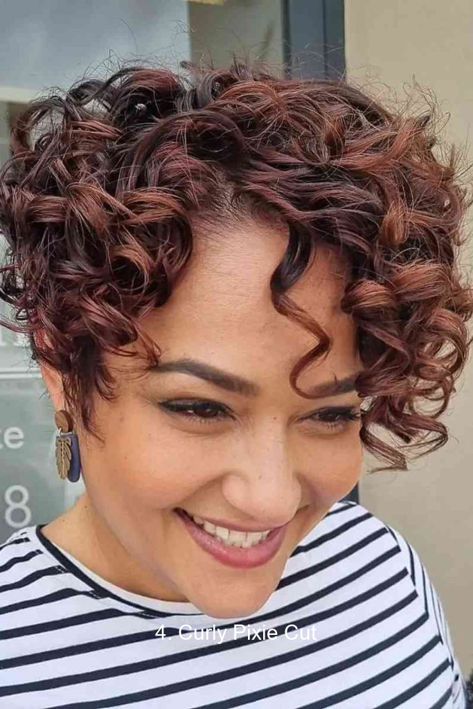4. Curly Pixie Cut