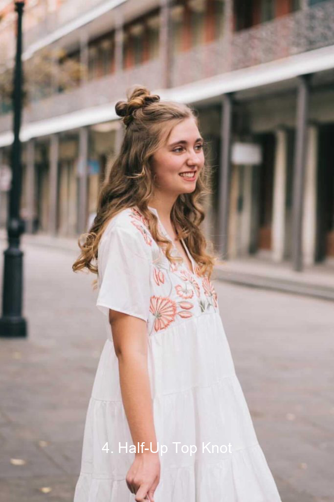 4. Half-Up Top Knot