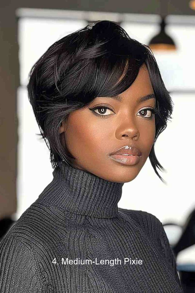 4. Medium-Length Pixie