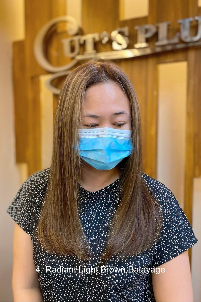 4. Radiant Light Brown Balayage