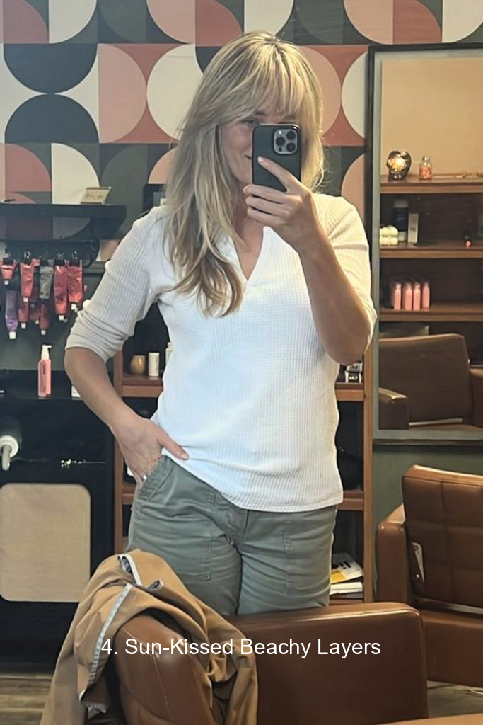4. Sun-Kissed Beachy Layers