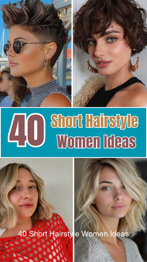 40 Short Hairstyle Women Ideas