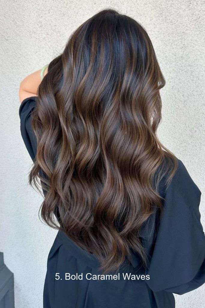 5. Bold Caramel Waves