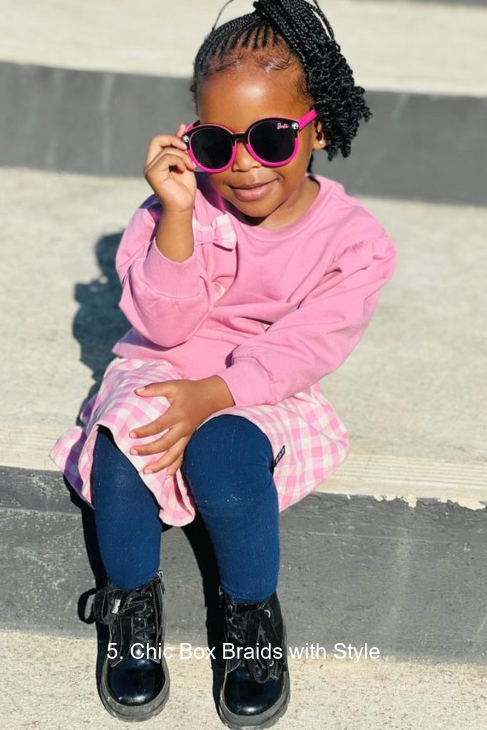 5. Chic Box Braids with Style