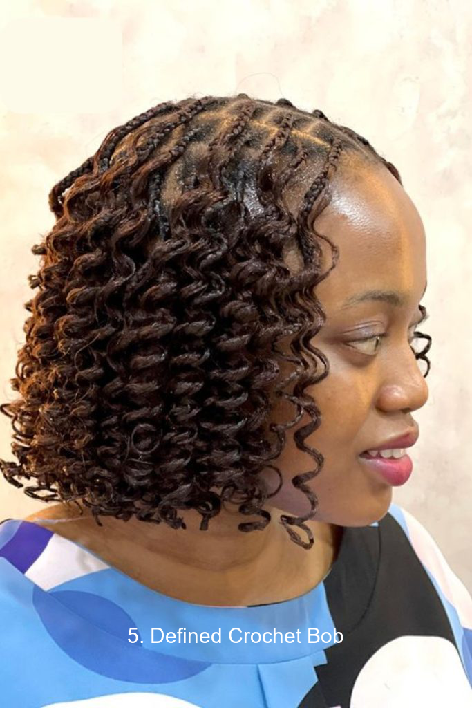 5. Defined Crochet Bob