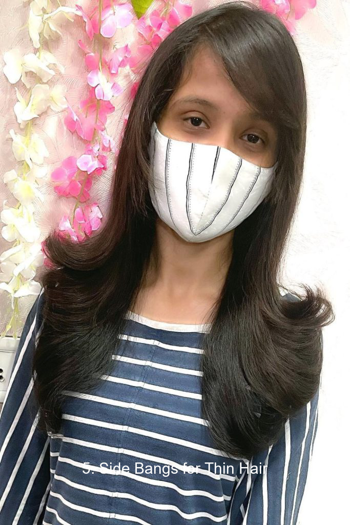 5. Side Bangs for Thin Hair