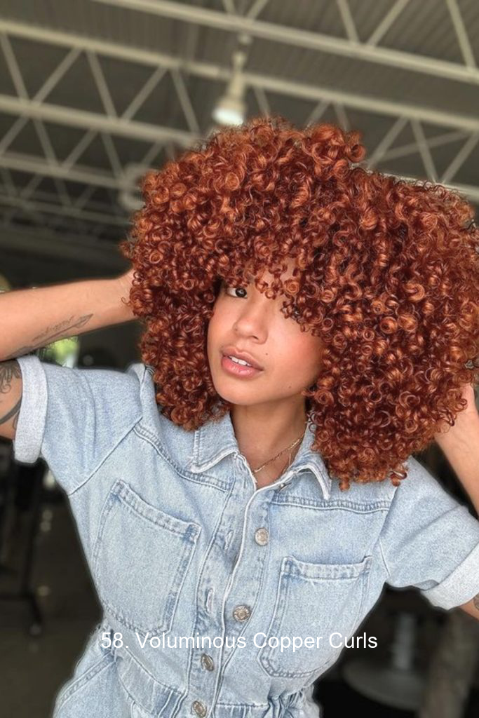 58. Voluminous Copper Curls