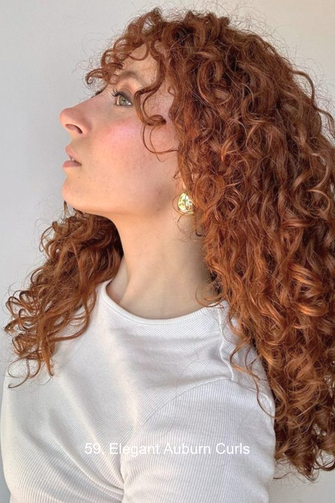 59. Elegant Auburn Curls