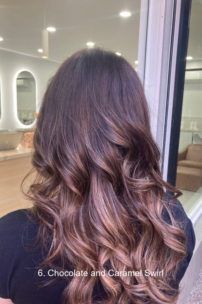6. Chocolate and Caramel Swirl