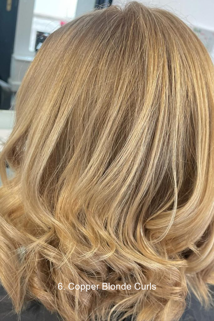 6. Copper Blonde Curls