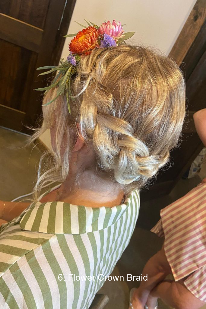 6. Flower Crown Braid