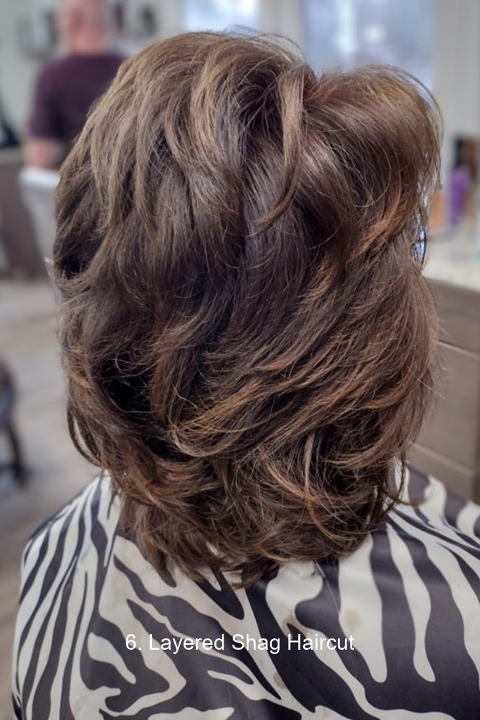 6. Layered Shag Haircut