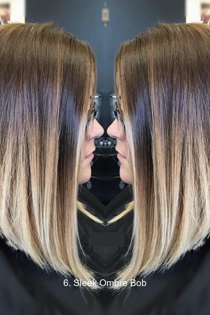 6. Sleek Ombre Bob