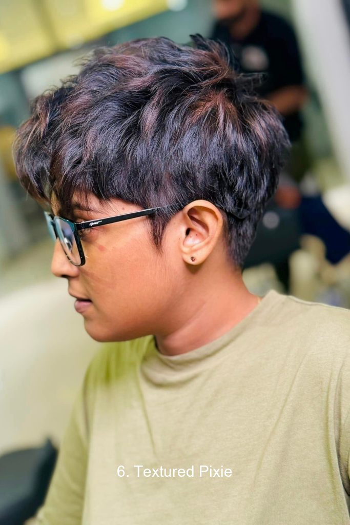 6. Textured Pixie