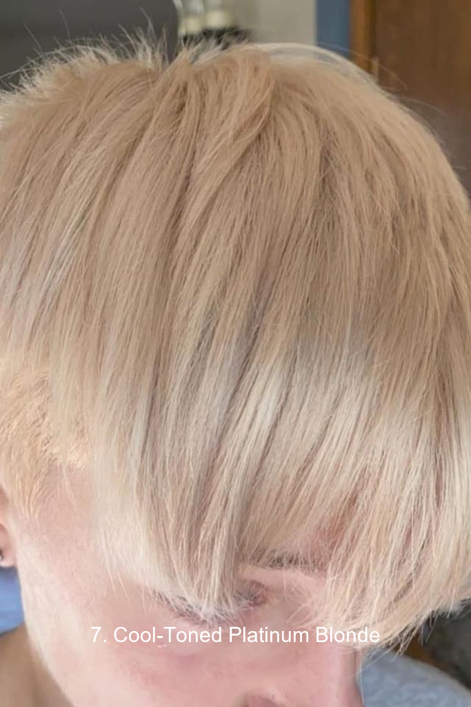 7. Cool-Toned Platinum Blonde