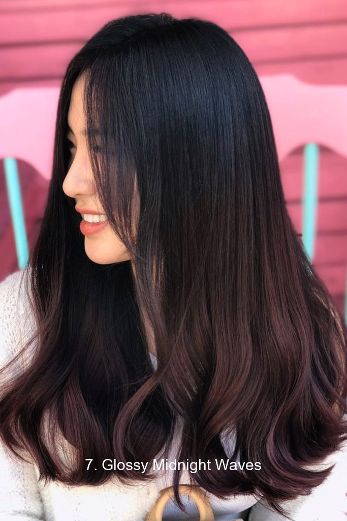 7. Glossy Midnight Waves