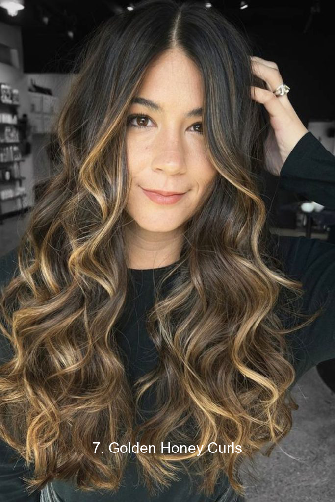 7. Golden Honey Curls
