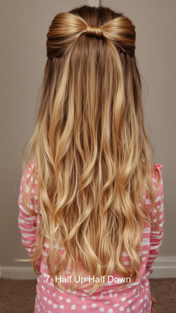 7. Half Up Half Down