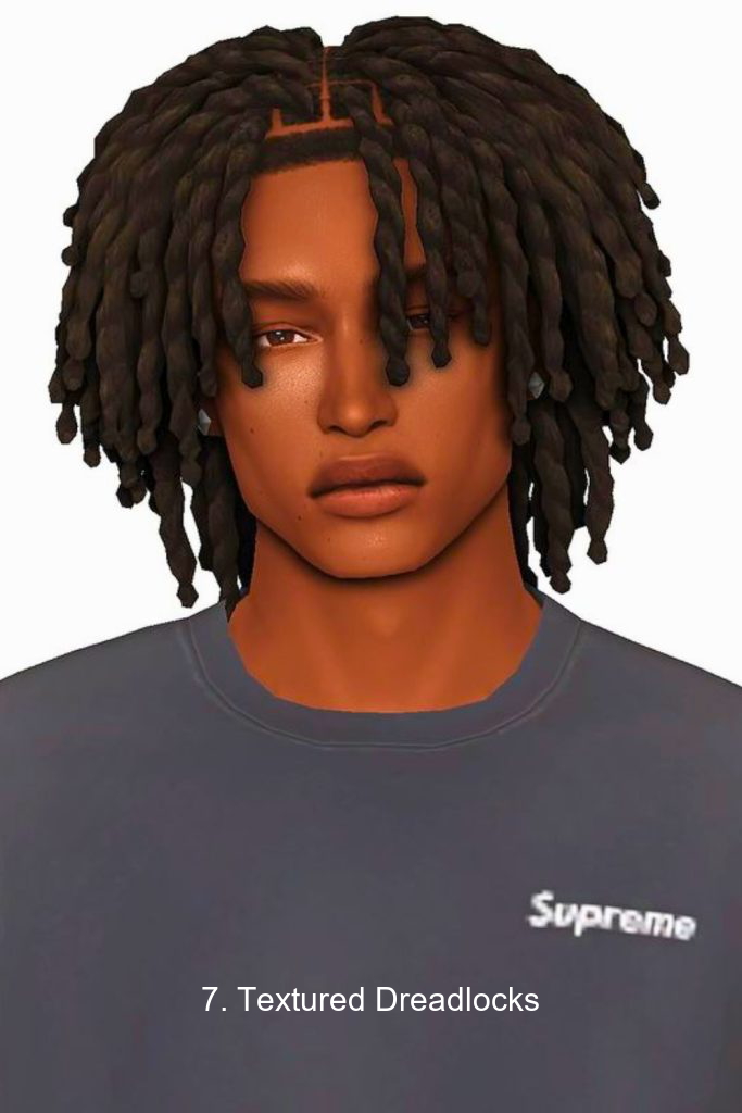 7. Textured Dreadlocks