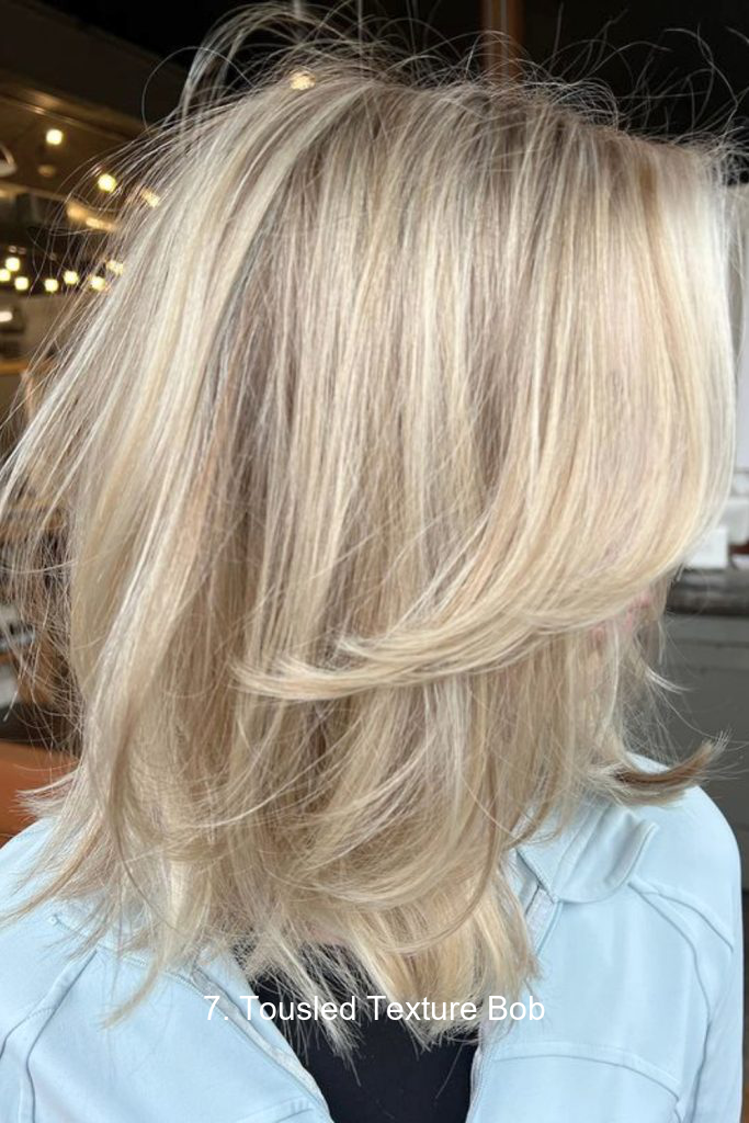 7. Tousled Texture Bob