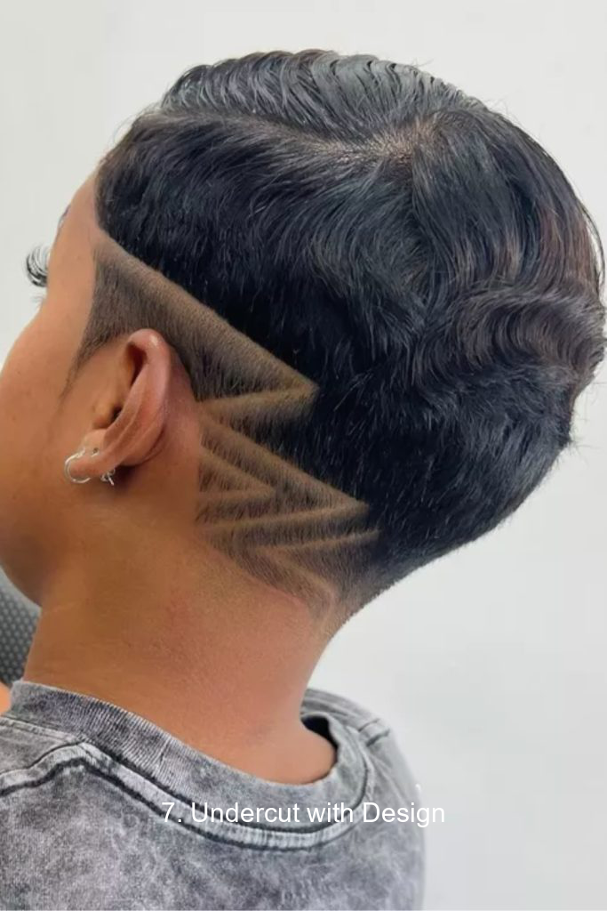 7. Undercut with Design