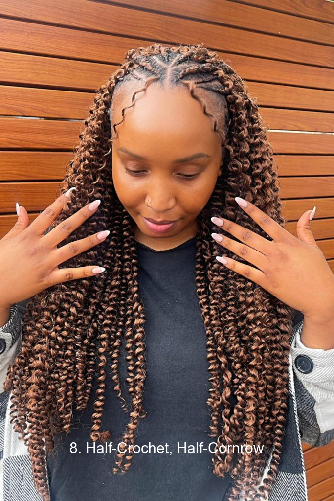 8. Half-Crochet, Half-Cornrow
