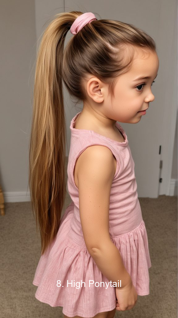 8. High Ponytail