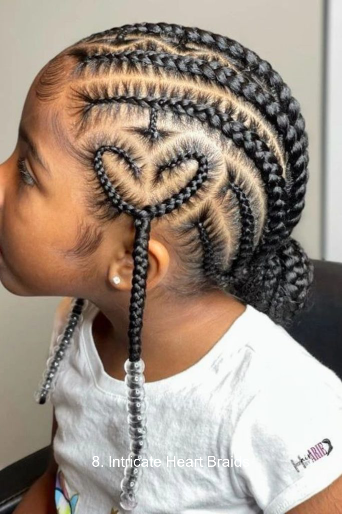 8. Intricate Heart Braids