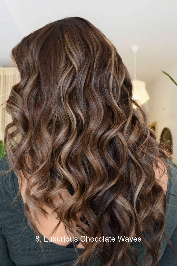 8. Luxurious Chocolate Waves