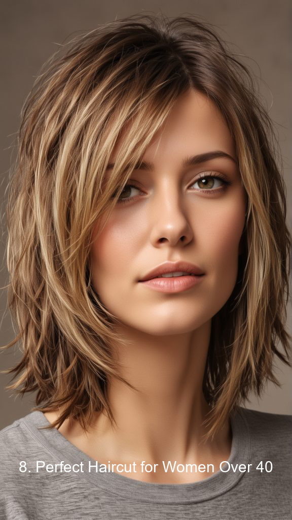8. Perfect Haircut for Women Over 40