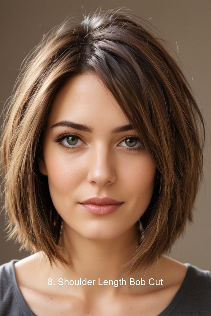 8. Shoulder Length Bob Cut