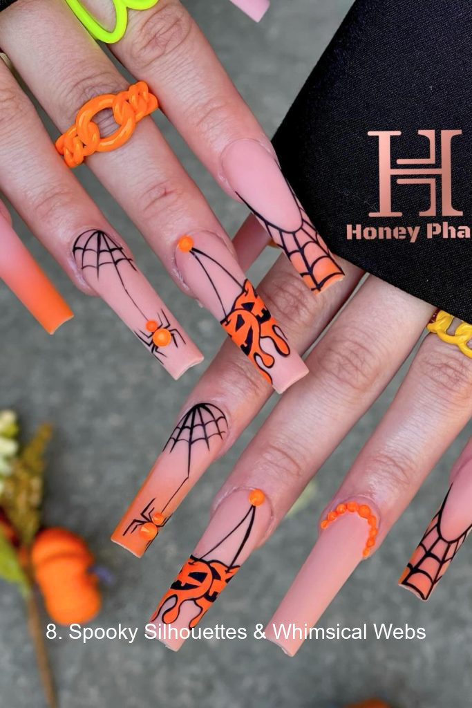 8. Spooky Silhouettes & Whimsical Webs