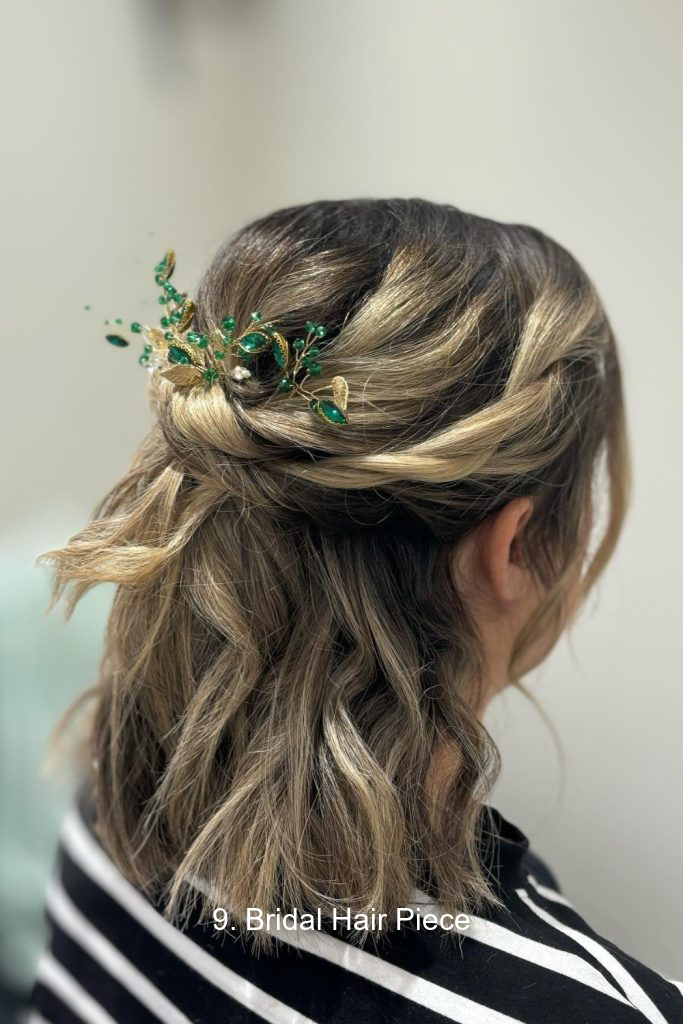 9. Bridal Hair Piece