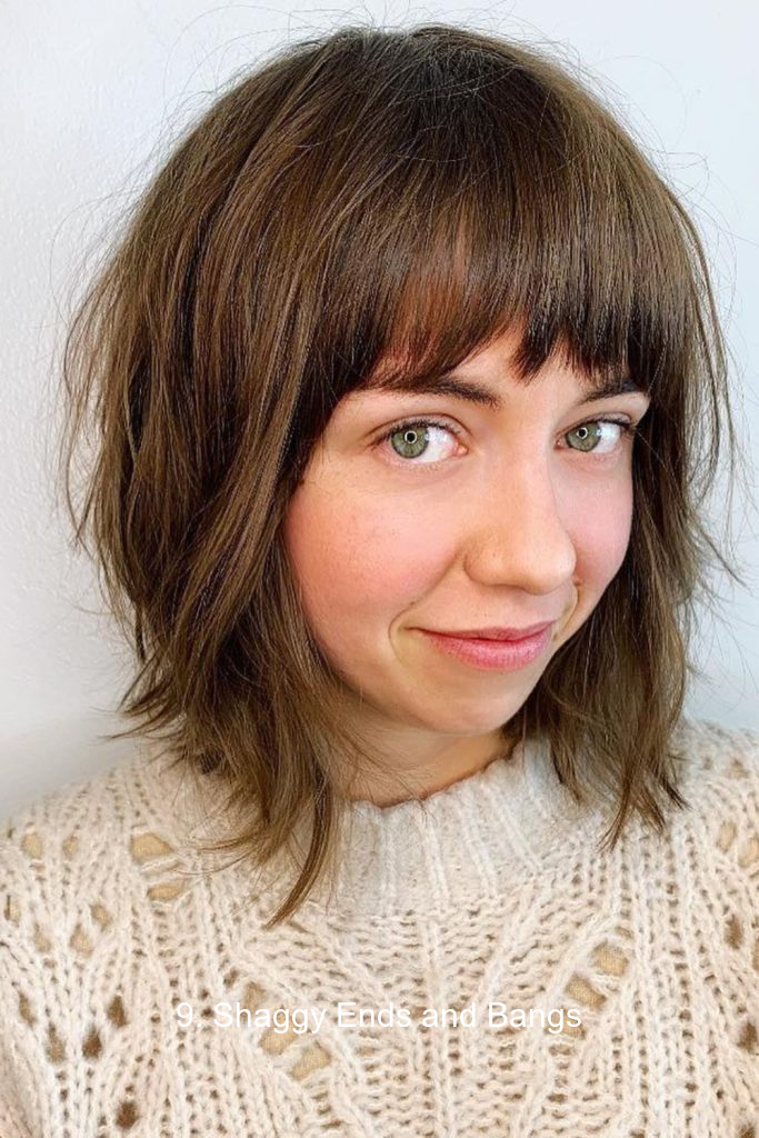 9. Shaggy Ends and Bangs