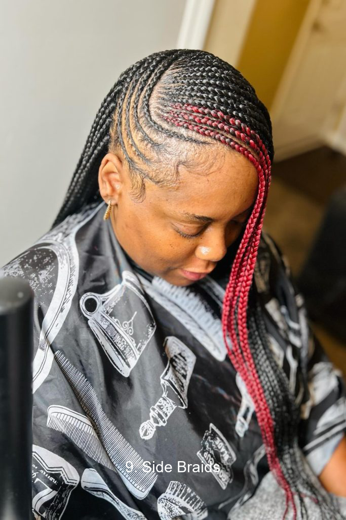 9. Side Braids