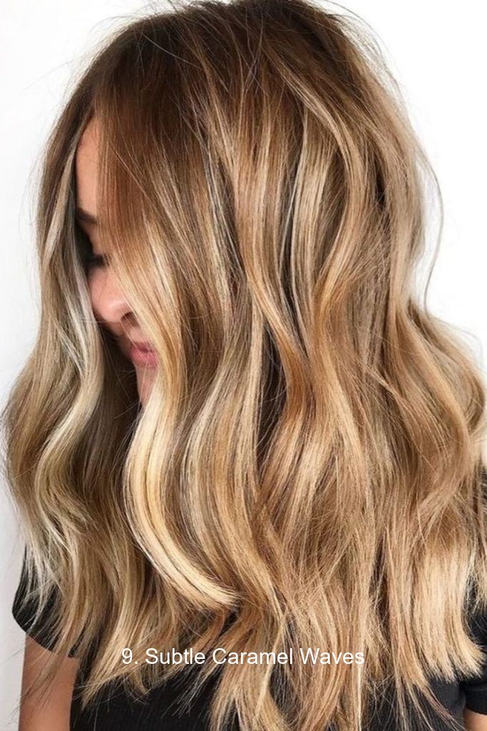 9. Subtle Caramel Waves