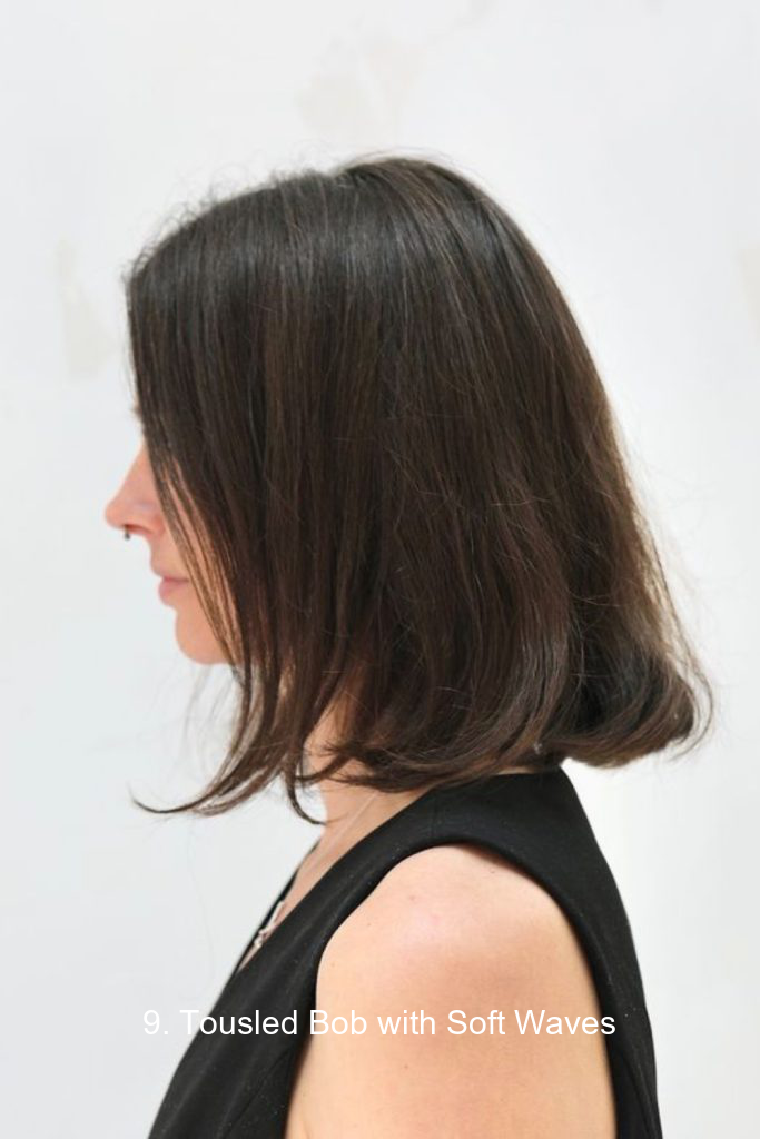 9. Tousled Bob with Soft Waves